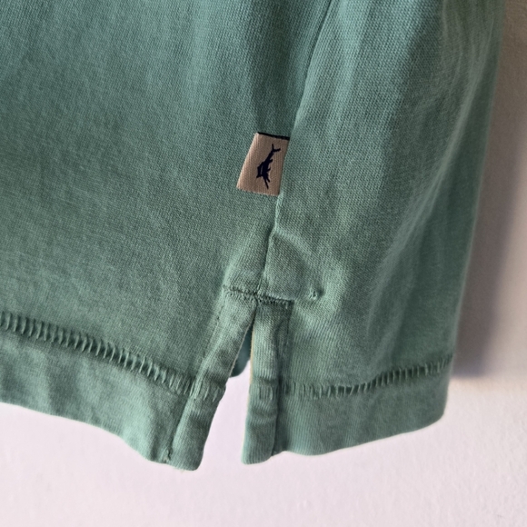 Tommy Bahama 100% Supima Cotton Seafoam Green Short Sleeve Polo Shirt Size Large - Picture 7 of 13
